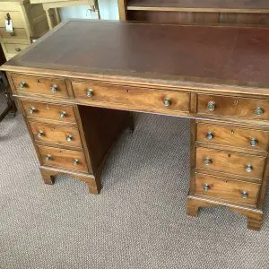 Mahogany Twin Pedestal Desk